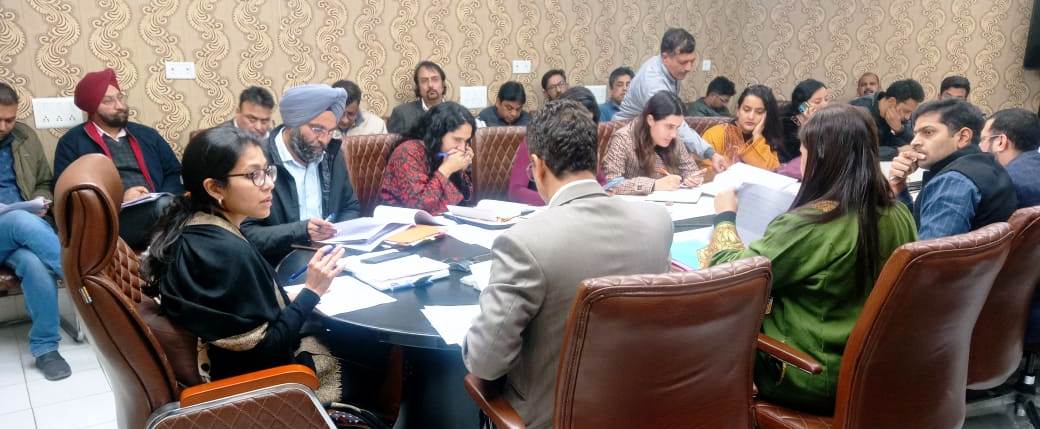 DC Jammu reviews progress of works taken up under District Capex Budget, BADP