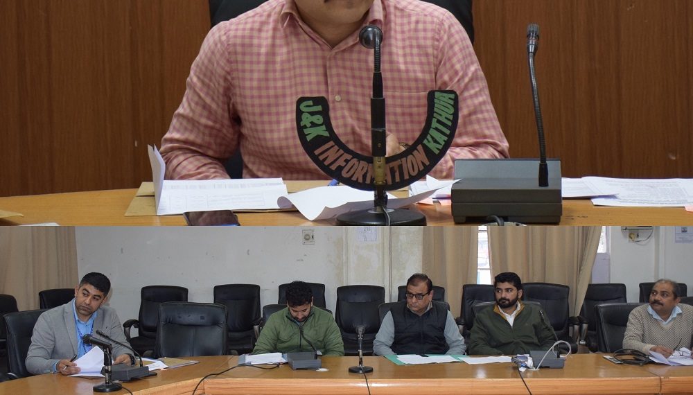 DC Kathua reviews progress of NABARD funded RIDF projects 