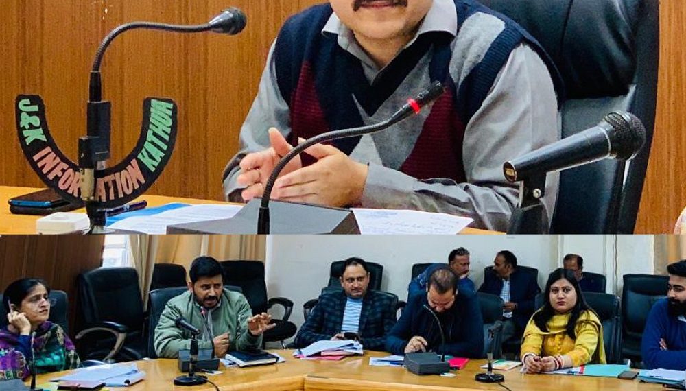 DC Kathua reviews status of RDD sector works