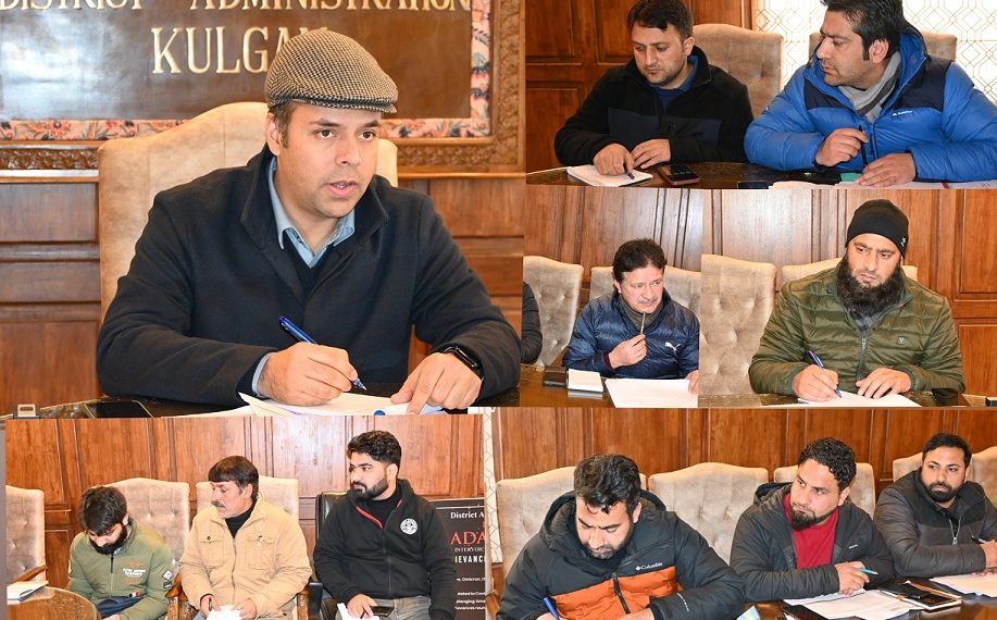 DC Kulgam reviews progress of RDD sector in district