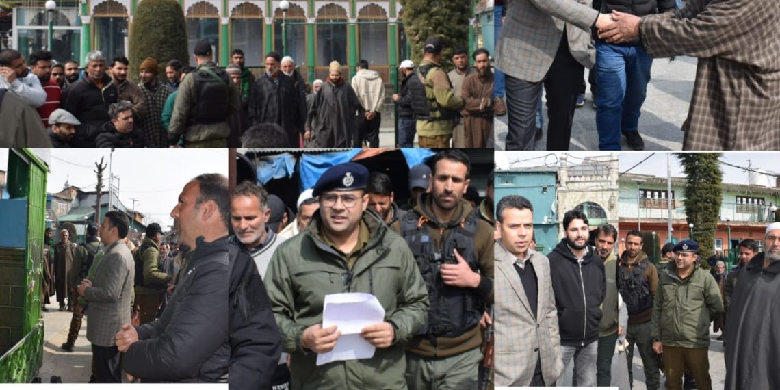 DC Kulgam takes stock of arrangements at Ziyarat Shareef Simnanya for Shab-e-Mehraj