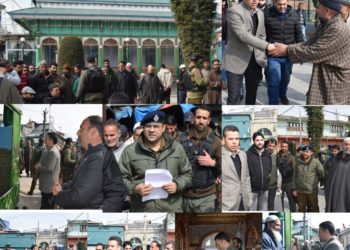 DC Kulgam takes stock of arrangements at Ziyarat Shareef Simnanya for Shab-e-Mehraj