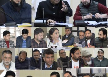 DC Poonch reviews achievements under Capex budget, NABARB, Central Schemes 