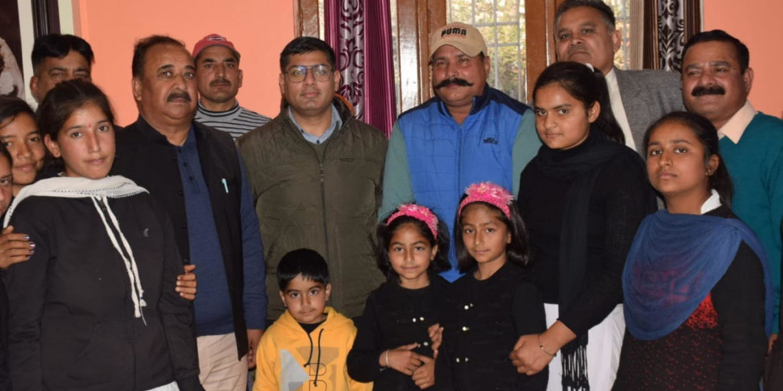 DC Rajouri visits GHSS Bajabain, inspects tailoring centre