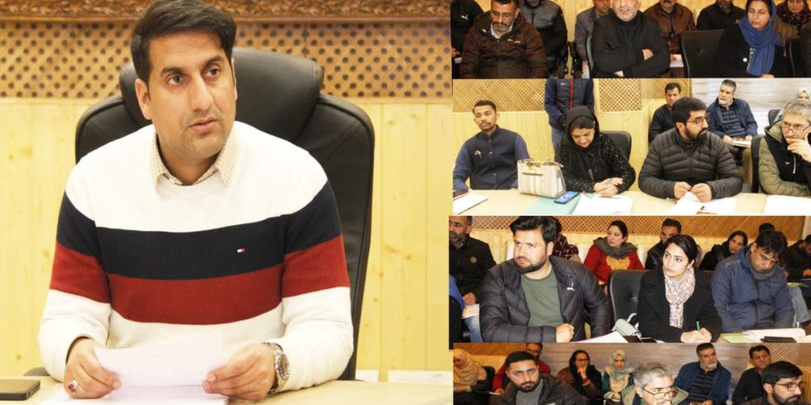 DC Srinagar takes schemes wise review of RDD sector