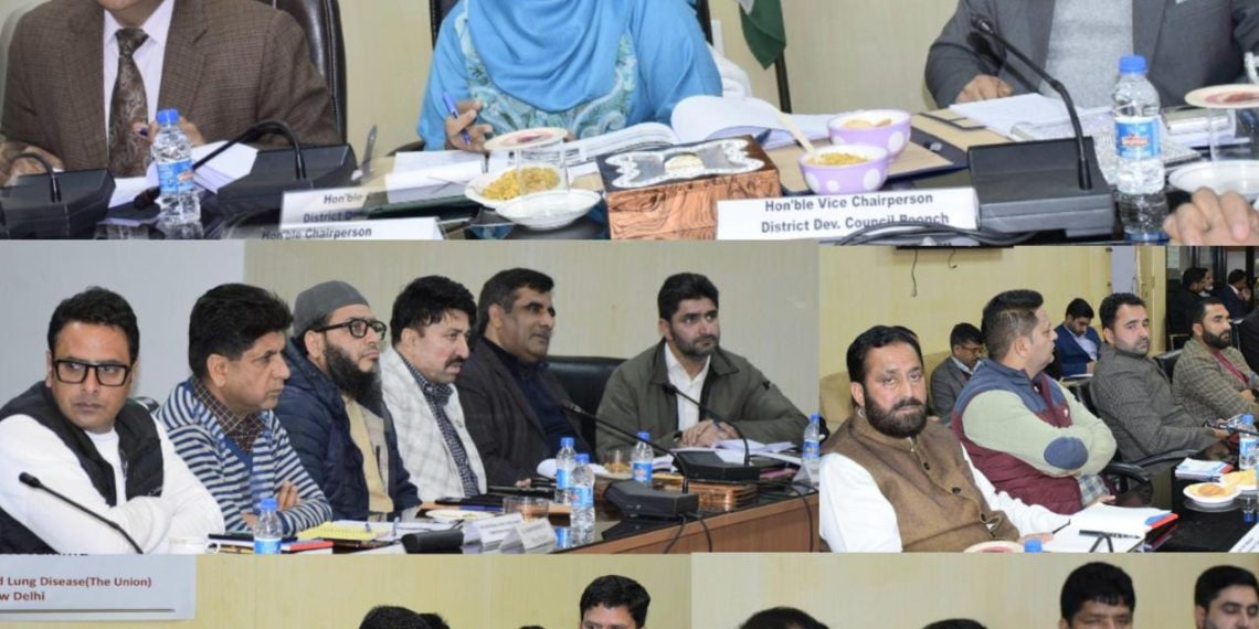 Mandeep Kaur reviews development scenario of Poonch; Asks officers to ensure timely, quality completion of projects