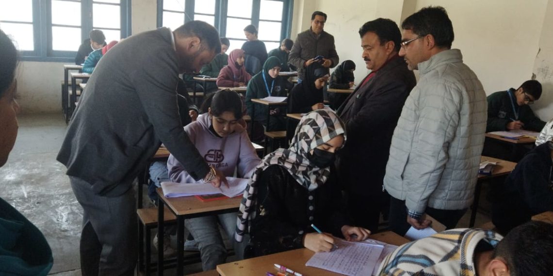 Director SCERT Class 8th Exam centres; takes stock of arrangements