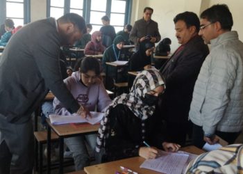 Director SCERT Class 8th Exam centres; takes stock of arrangements