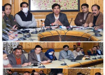 Div Com Kashmir reviews arrangements for SANJY-2023