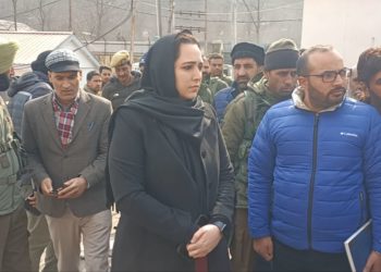 DC B’la visits Veerwan Migrant Colony  Oversees arrangements for upcoming Maha Shivratri Festival 