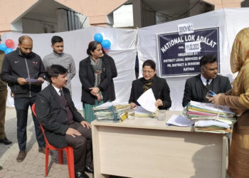 National Lok Adalat held on pan – India basis across UT of J&K  75,250 Cases resolved, Rs. 45.05Crore settled 