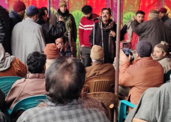 District President BJP, Srinagar, conducted Working Committee meet of Eidgah Constituency