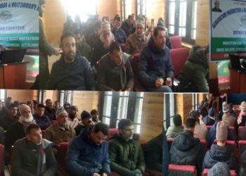 Fisheries, Agriculture department organise training programme at Kupwara Fishing farming can prove game changer in rural economy : AD fisheries
