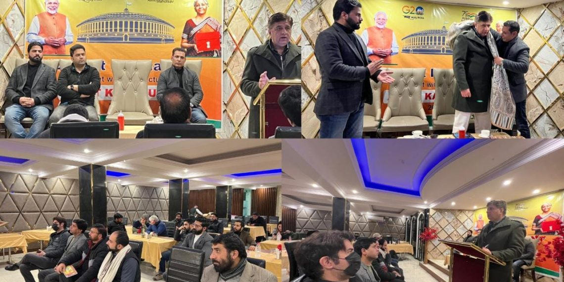 BJP J&K organised Intellectual Meet and Budget Pe Charcha Session in Srinagar