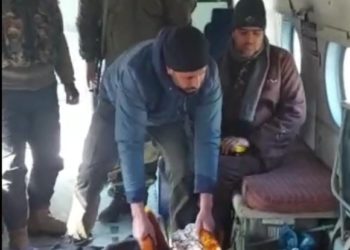 Four Dead bodies airlifted from Kupwara to Tangdhar. People extend gratitude to DC Kupwara And BSF