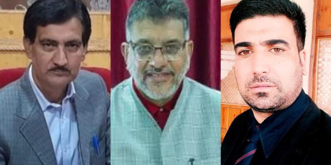 Mohammad Amin Shah and Advocate Altaf Lone visit the Central University of Kashmir