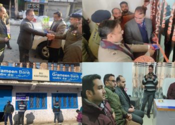 DC Kupwara Inaugrates New premises for JK Grameen Bank Kanthpora Lolab 