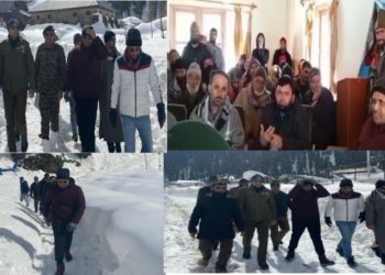 DDC Kupwara chairs public darbar at snow bound Machil 