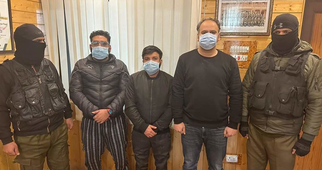 03 Self Styled Leaders Arrested in Srinagar: Police