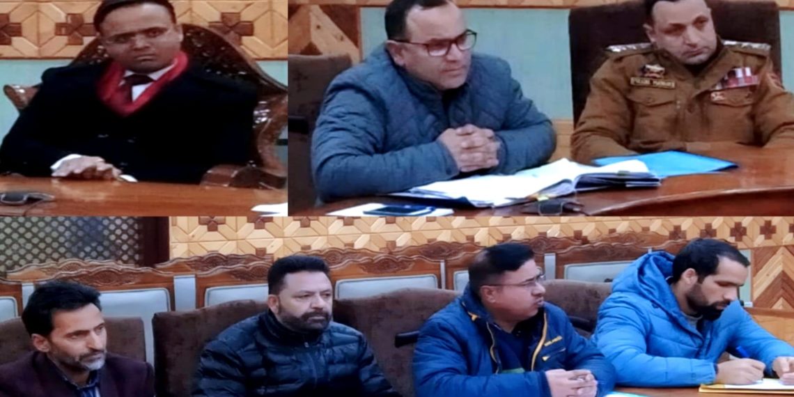 DC Kupwara chairs NCORD meeting  Seeks co-operation from  families, parents to overcome the drug menace KUPWARA, 