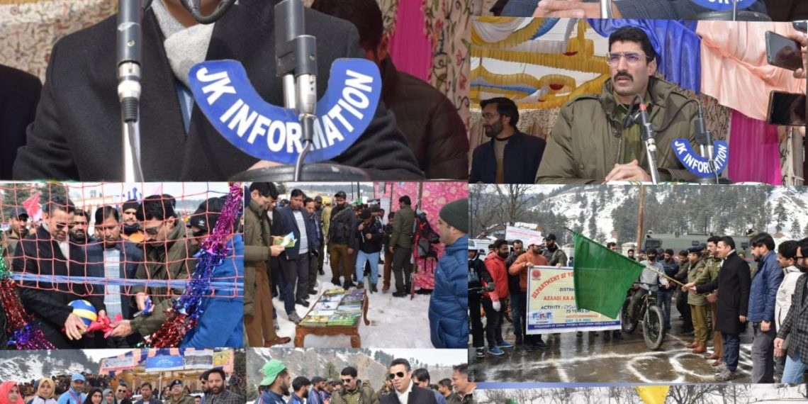 Grand Snow Festival held at Aharbal, Kulgam 