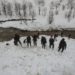 Machhal Sector Kupwara – Army, Police and Locals Rescue local  Buried Under Avalanche 