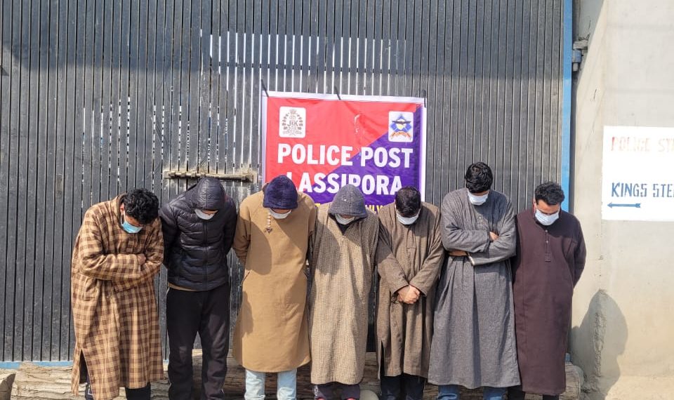 7 Persons Involved In Killing Farm Fish Arrested in Pulwama:Police