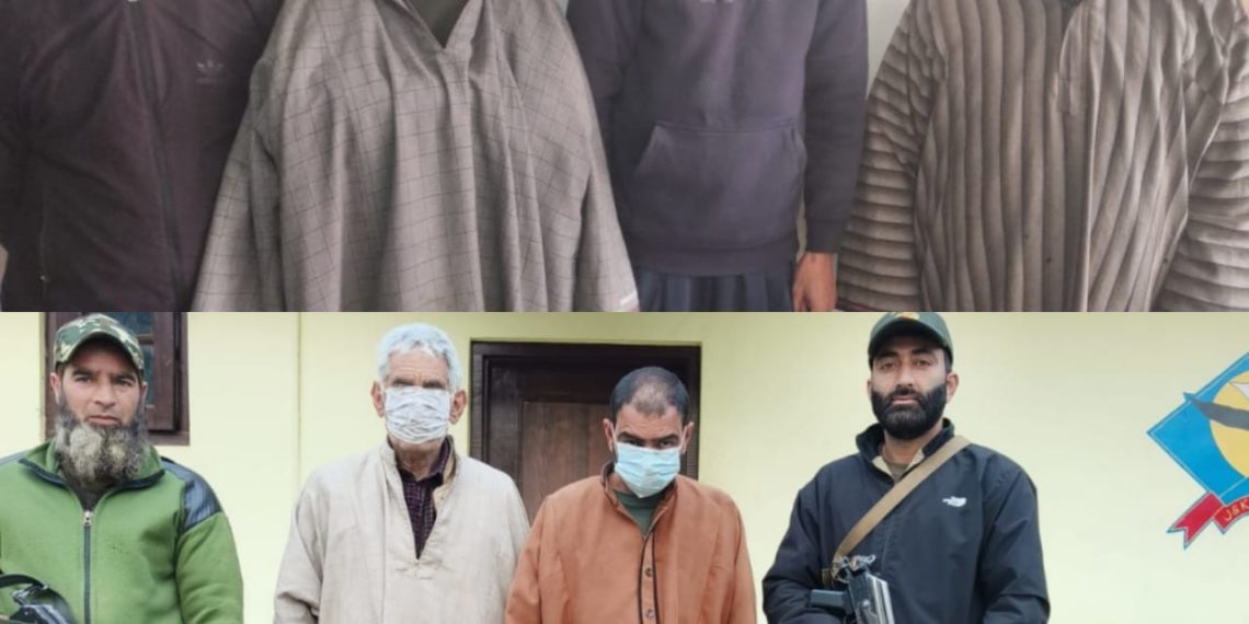 Police arrests 06 gamblers in Kulgam, Pulwama; stake money seized