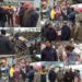 Members of BJP unit Ganderbal visited Rezin Gagangeer, distribute ration and demand grants for the effected families