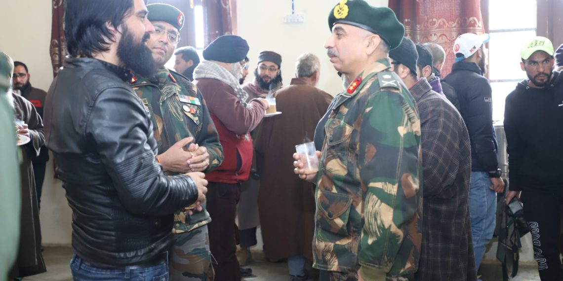 GENERAL OFFICER COMMANDING, KILO FORCE VISITS PALHALLAN 