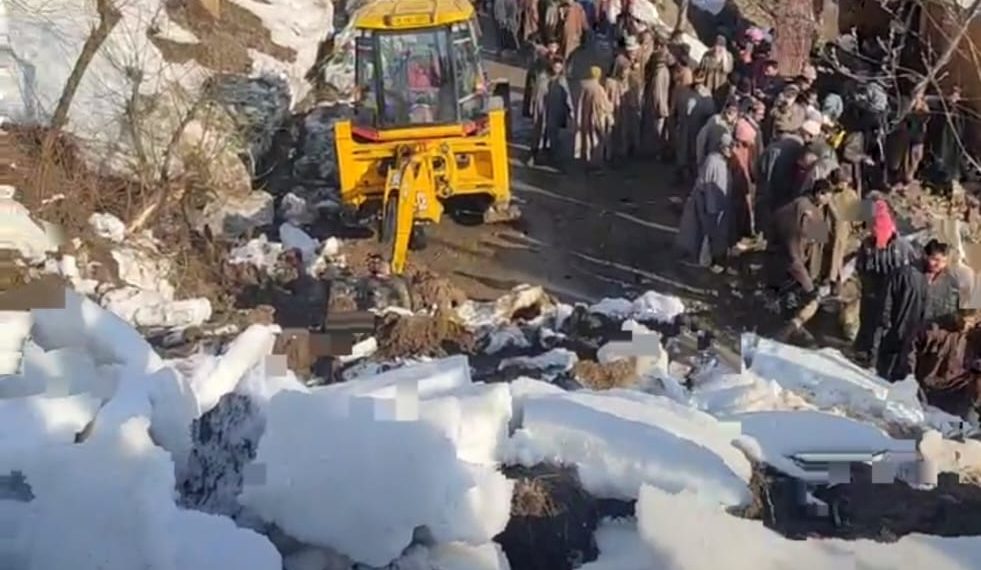 House, shops damaged as landslide occur in Damhal Hanjipora, Kulgam