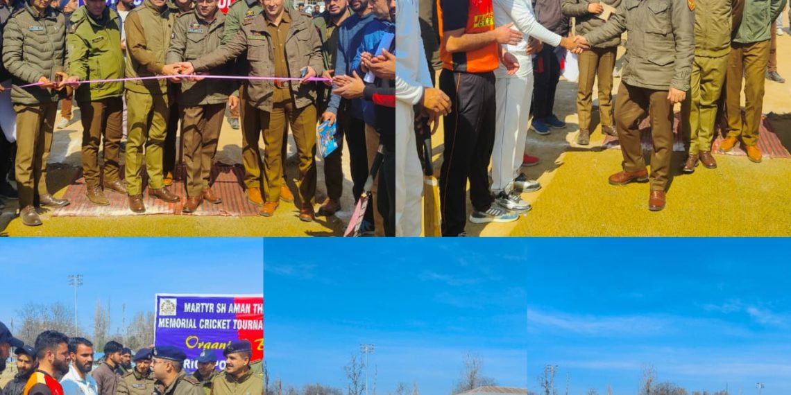 Police inaugurates Cricket Tournament-2023 in Kulgam