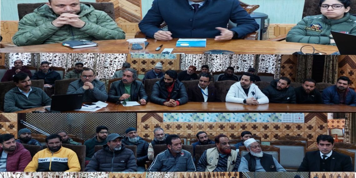 DC Kupwara chairs coordination committee  meeting, press conference clears misinformation regarding property tax