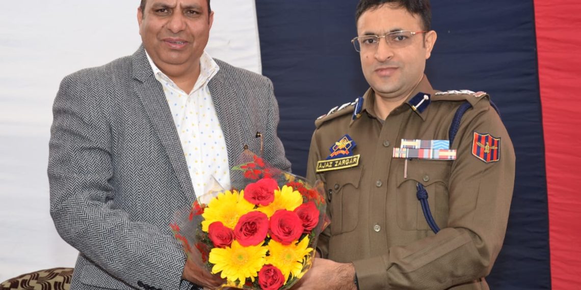Ajaz Ahmad Zargar-JKPS assumes charge as SSP Awantipora