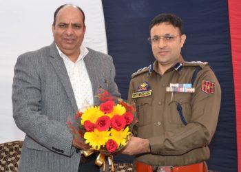 Ajaz Ahmad Zargar-JKPS assumes charge as SSP Awantipora