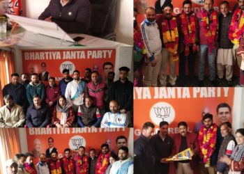 Ganderbal Constituency Unit of BJP Ganderbal held its Working Committee Meeting at Beehama, passed resolution for the year
