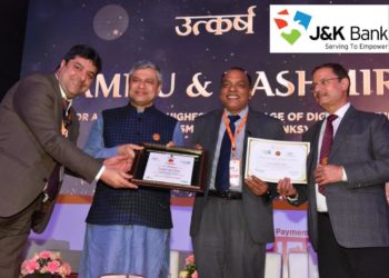 J&K Bank awarded for promoting digital payments