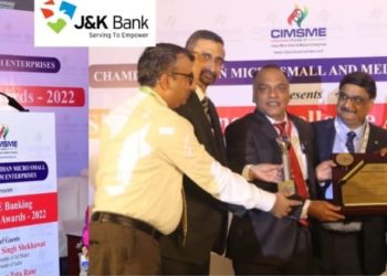 J&K Bank wins top award at MSME Banking Excellence Awards 2022