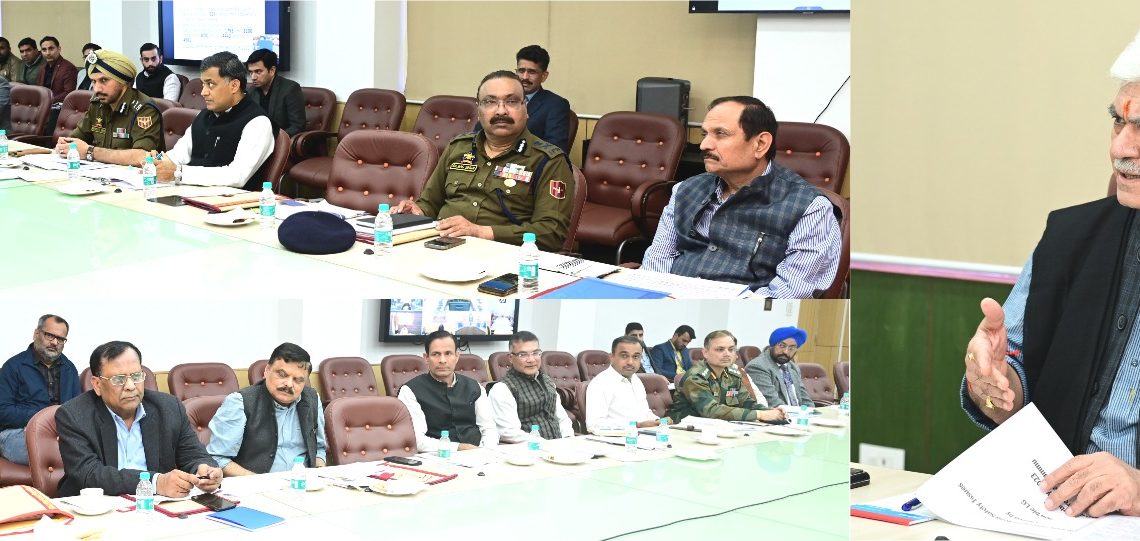 Lt Governor chairs high level meeting to review Road Safety in J&K UT 