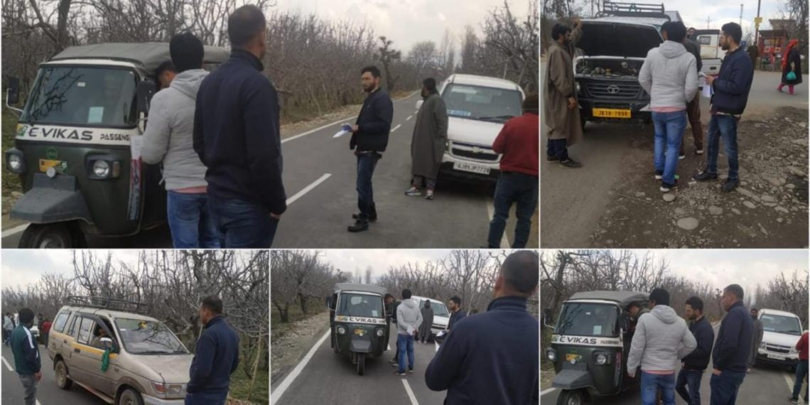 MVD Blacklists 24 vehicles at Kulgam