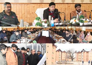 Secretary PD&MD visits Ganderbal, reviews development projects