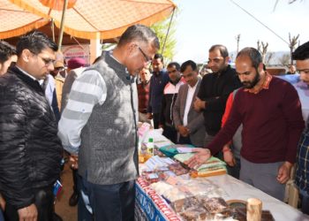 Shailendra Kumar visits Patrara Panchayat of Sunderbani Block; reviews development projects