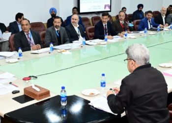 LG Sinha chairs high-level meeting of Public Sector Banks & other Financial Institutions