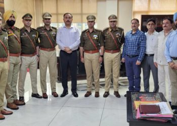 ADGP Security decorates newly promoted Inspectors, ASIs of JKP