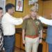 Advisor Bhatnagar decorates JKP Inspector on promotion
