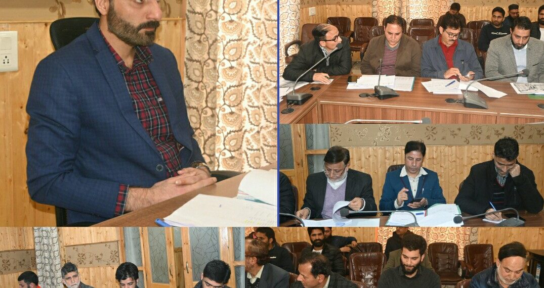 DC Anantnag reviews status of employment generation schemes
