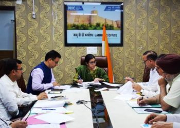 DC Jammu reviews progress of works under PMDP