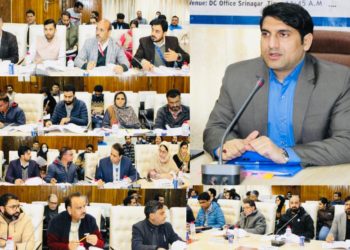 DC Srinagar chairs District Level Bankers Review Committee Meet