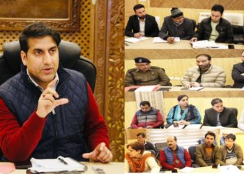 DC Srinagar Chairs NCORD meeting to review control measures against drug menace