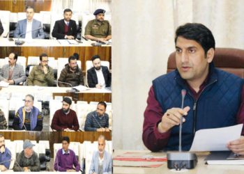 DC Srinagar reviews Power scenario, Water Supply and stock position for forthcoming Holy month of Ramadan